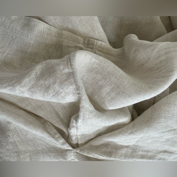 Chico’s Linen Side-Slit Neutral Tunic - Picture 8 of 8